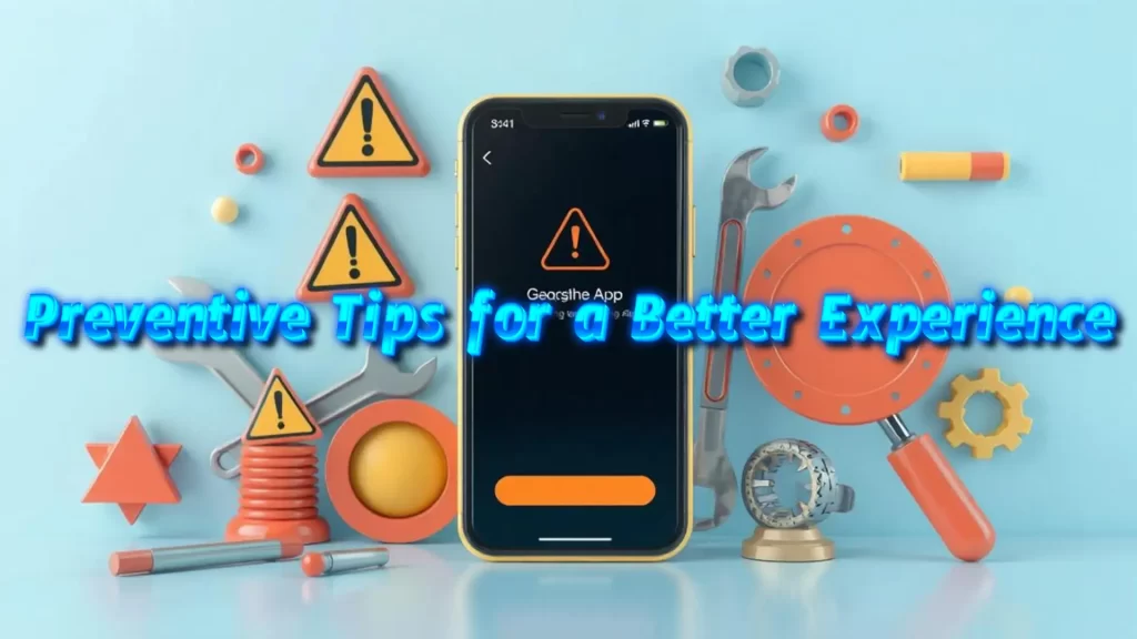 illustration text 'preventive tips for a better experience'