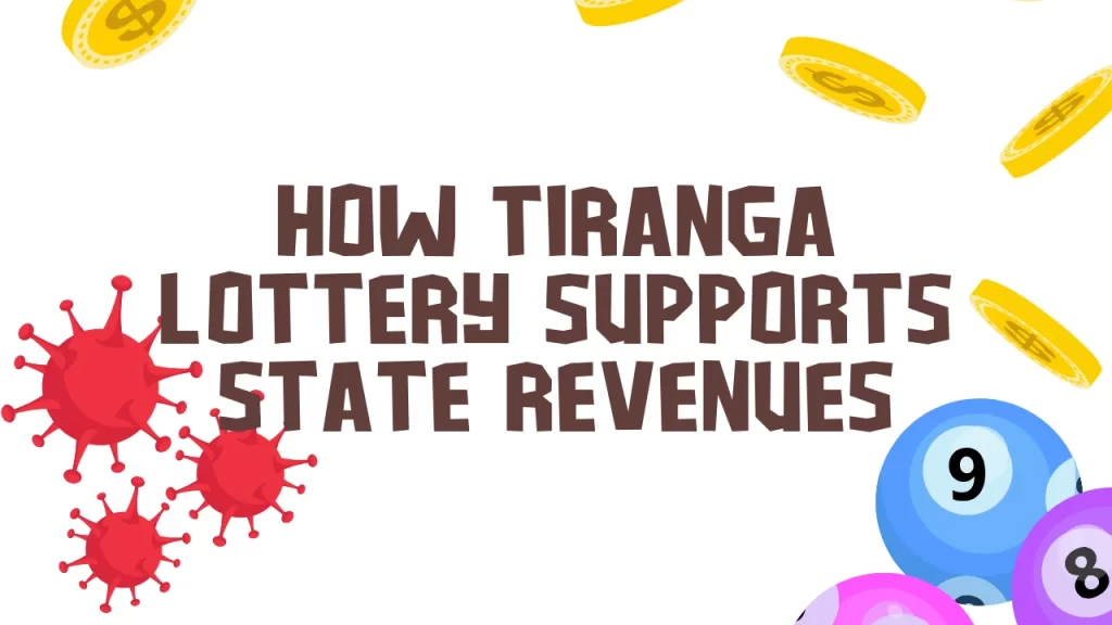 illustration text 'how tiranga lottery suports state revenues'