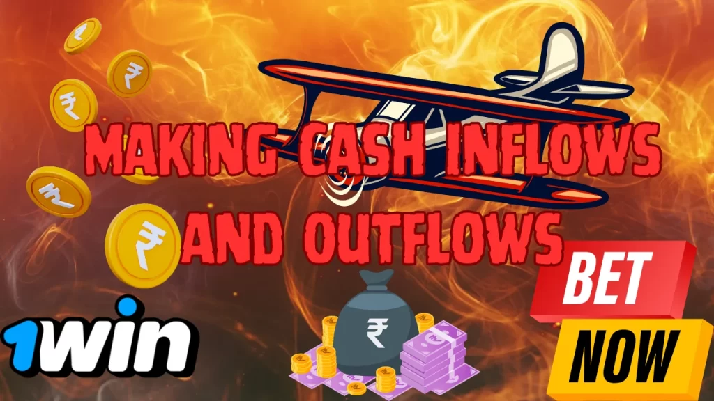 illustration text 'making cash inflows and outflows'